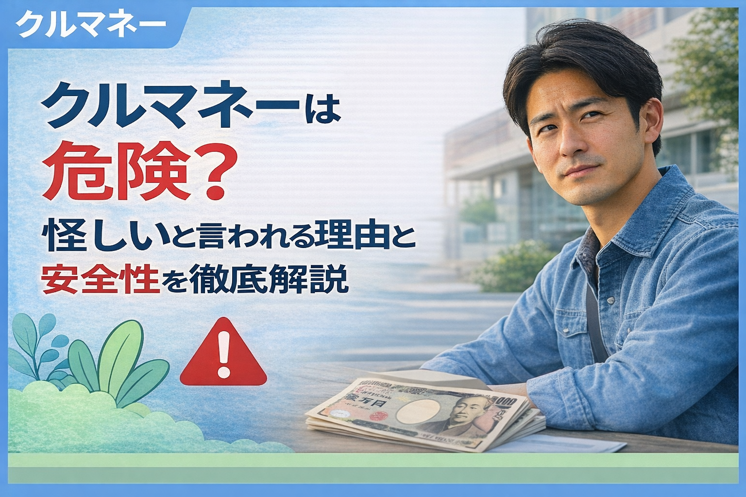 クルマネーが危険・怪しいと言われる理由と安全性の徹底解説